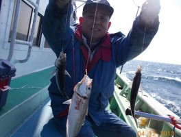 大アジの釣りまくり大漁モード