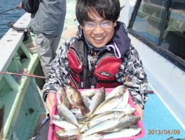 サビキ釣りだから簡単に釣果獲得できますよ