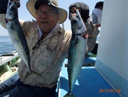 神谷何でも名人　サバとの戦闘モード中