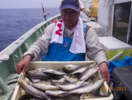 大山沖の一番人気の特産でおもてなしです