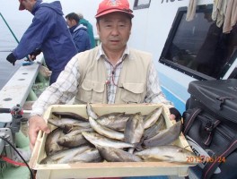 イサキをたっぷり釣り　他大サバもありますよ