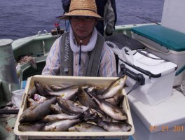 大山沖釣行最高だ