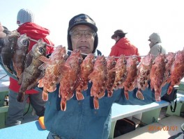 本日の名人賞さん　たくさん釣りましたね