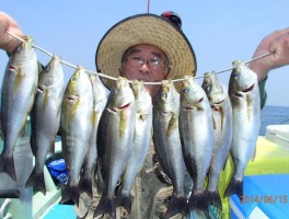 日曜日のスペシャリストさん　がっちり釣れましたね