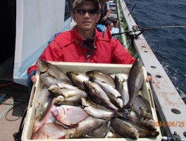 ・・　ご堪能釣果です