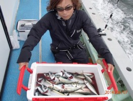 40リッターぐっすり釣りましたね