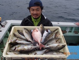 こちらも山盛り釣果です