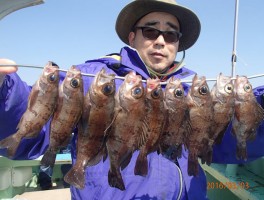 串刺しで大漁ですよ