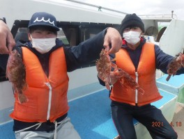 根魚の定番カサゴをコンスタントにゲット