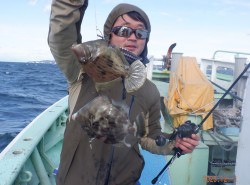 【カワハギ&フグコース】真冬の極美味2本立て好釣サムネイル